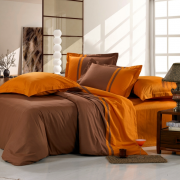 Постельное белье из сатина однотонного 1,5 спальное - OD-10