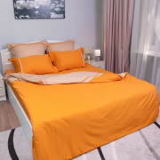 Постельное белье из сатина однотонного 1,5 спальное - OD-14