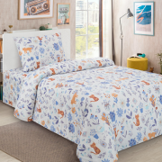 Детское постельное белье из сатина 1,5 спальное - DS-163
