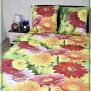 Постельное белье из бязи 1,5 спальное - Герберы 1727