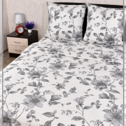 Постельное белье из бязи 1,5 спальное - Грация вид 9/3 бз серый