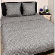 Постельное белье из бязи 1,5 спальное - Контур вид 8/2 темно-серый