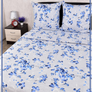 Постельное белье из бязи 1,5 спальное - Лазурь 7318 вид 1