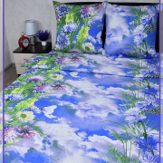 Постельное белье из бязи 1,5 спальное - Облака 1409