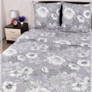 Постельное белье из Шуйской бязи 2 спальное - Грация 22014-1