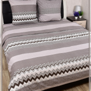 Постельное белье из Шуйской бязи 2 спальное б/ш - Лесенка 20288-1