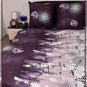 Постельное белье из Шуйской бязи 2 спальное - Марс коричневый 21680-2