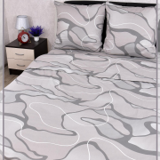 Постельное белье из Шуйской бязи 2 спальное - Мрамор 22133-1