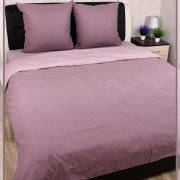 Постельное белье из Шуйской бязи Евро-макси - Однотонный коричневый 21014-4