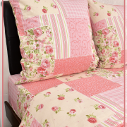 Пэчворк розовый 20649-1