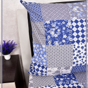 Пэчворк серо-синий 9890-1