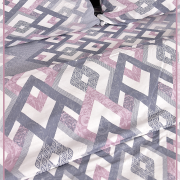 Ромб серо-розовый 21579-1