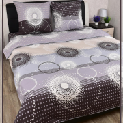 Постельное белье из Шуйской бязи 2 спальное с евро простыней - Сфера 9125-1