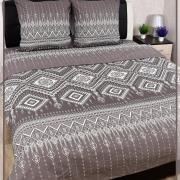 Постельное белье из Шуйской бязи 2 спальное б/ш - Сосульки 21967-1