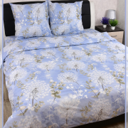 Постельное белье из Шуйской бязи 2 спальное б/ш - Веяние 21858-1