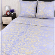 Постельное белье из Шуйской бязи 2 спальное - Золотая ветвь 22046-1