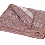 Одеяло из верблюжьей шерсти евро - Поплин Ажур 2