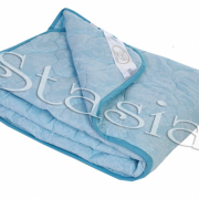 Одеяло из лебяжьего пуха евро - Поплин