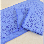 Набор салфеток микрофибра Кролики голубой 3 шт.