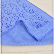 Набор салфеток микрофибра Кролики голубой 3 шт.