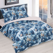 Постельное белье из поплина deluxe семейное - Метелица