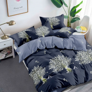 Постельное белье из поплина Семейное - 8029