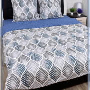 Постельное белье из поплина Евро-макси - 8078