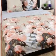 Постельное белье из поплина 1,5 спальное - 8080