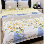 Постельное белье из поплина Семейное - 8111