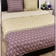 Постельное белье из поплина 2 спальное с простыней на резинке 160х200 - TM-3307-Z