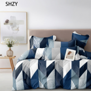 Постельное белье из поплина 2 спальное европростыня - П-55