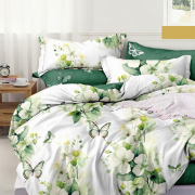 Постельное белье из поплина 1,5 спальное - П-645