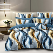Постельное белье из поплина евро - П-650