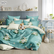 Постельное белье из поплина 2 спальное европростыня - П-656