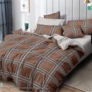Постельное белье из поплина 2 спальное европростыня - П-675