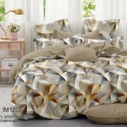 Постельное белье из поплина 1,5 спальное - П-688