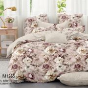 Постельное белье из поплина евро - П-689