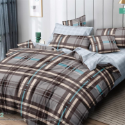 Постельное белье из поплина 2 спальное европростыня - П-84