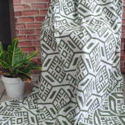 Одеяло байковое 140*205 - Хаки Ромб