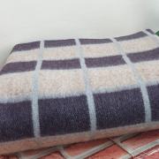  140*205 - Бежево-серо-сиреневая клетка 2 О-2