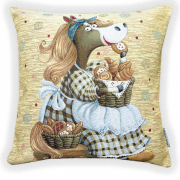 Наволочка гобеленовая 45x45 - Хозяюшка